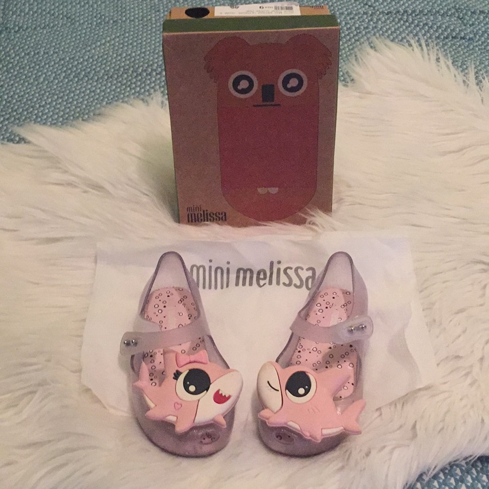 Mini Melissa Baby shark shoes Toddler 9